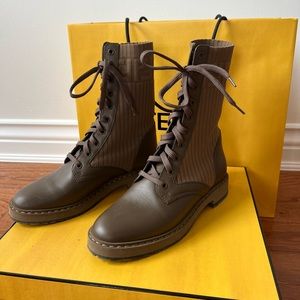 Fendi Rockoko Boots 8W NWT